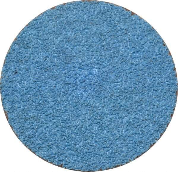 Tru-Maxx - 3" Disc Diam, 36 Grit, Zirconia Alumina Quick Change Disc - Type S Attaching System, Coated, Blue, Very Coarse Grade, 20,000 RPM - Americas Industrial Supply