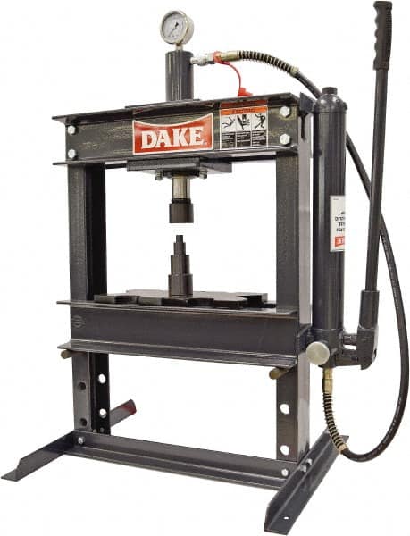 Dake - 10 Ton Hydraulic Shop Press - 6 Inch Stroke - Americas Industrial Supply