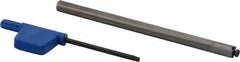 Iscar - MGCH, Internal, Left Hand, 1.5mm Max Depth of Cut, 0.5 to 4mm Groove Width, Indexable Grooving Tool Holder - GIQ. 8.. Insert Compatibility, 6mm Shank Width, 100mm OAL - Americas Industrial Supply