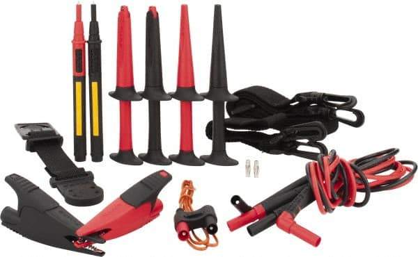 Fluke - 8 Piece, Test Lead Set - 600 Volt Max - Americas Industrial Supply