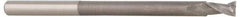 Accupro - 3/4", 1-1/2" LOC, 3/4" Shank Diam, 6" OAL, 4 Flute, Solid Carbide Square End Mill - Single End, AlTiN Finish, Spiral Flute, 40° Helix, Centercutting, Right Hand Cut, Right Hand Flute - Americas Industrial Supply