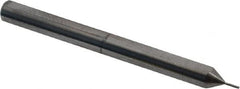 Accupro - 0.02" Min Bore Diam, 0.075" Max Bore Depth, 1/8 Shank Diam, Boring Bar - Right Hand Cut, Solid Carbide, Bright Finish - Exact Industrial Supply