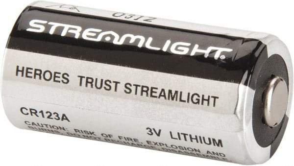 Streamlight - Size CR123A, Lithium, 400 Pack, Standard Battery - 3 Volts - Americas Industrial Supply