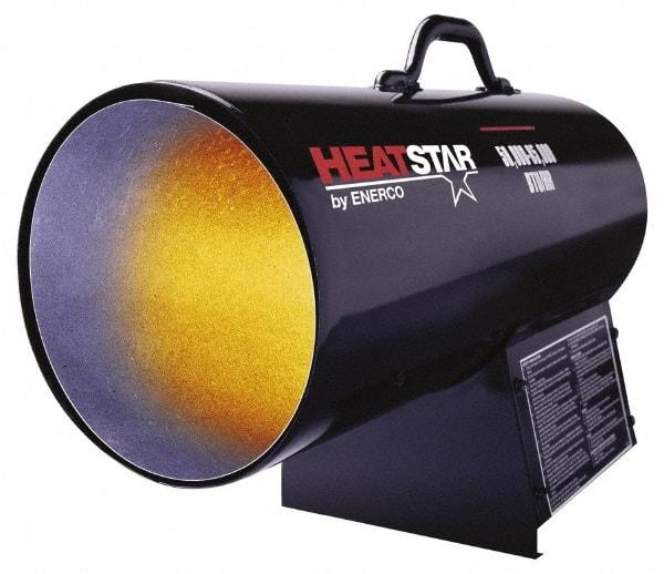 Heatstar - 35,000 BTU Rating, Propane Forced Air Heater - 800 Sq Ft Max Heating Area, 20 Lb Capacity, Fuel with Propane - Americas Industrial Supply