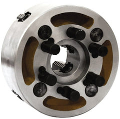 Gibraltar - 4 Jaws, 8" Diam, Independent Manual Lathe Chuck - Americas Industrial Supply