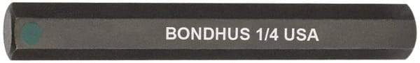 Bondhus - 1/4" Hex Drive Bit - 2" OAL - Americas Industrial Supply