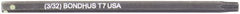 Bondhus - Star Hex Drive Bit - 2" OAL - Americas Industrial Supply