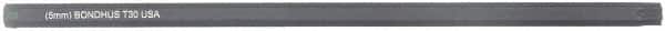 Bondhus - Star Hex Drive Bit - 6" OAL - Americas Industrial Supply