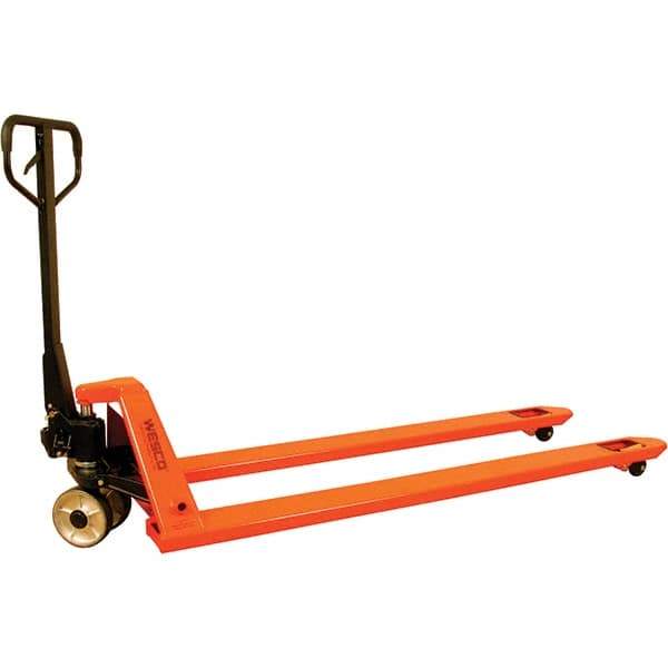 Wesco Industrial Products - Pallet Trucks/Jacks Type: Long Fork Pallet Truck Load Capacity (Lb.): 4,400 - Americas Industrial Supply