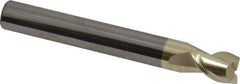 Accupro - 5/16", 7/16" LOC, 5/16" Shank Diam, 2-1/2" OAL, 2 Flute, Solid Carbide Square End Mill - Single End, ZrN Finish, Spiral Flute, Variable° Helix, Centercutting, Right Hand Cut, Right Hand Flute - Americas Industrial Supply