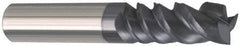 Accupro - 3/4", 1" LOC, 3/4" Shank Diam, 3" OAL, 3 Flute, Solid Carbide Square End Mill - Single End, AlTiN Finish, Spiral Flute, Variable° Helix, Centercutting, Right Hand Cut, Right Hand Flute - Americas Industrial Supply
