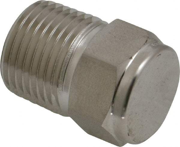 Ham-Let - 3/8" Grade 316 Stainless Steel Pipe Plug - MNPT End Connections, 7,300 psi - Americas Industrial Supply