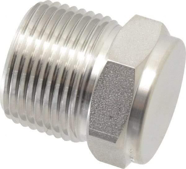 Ham-Let - 3/4" Grade 316 Stainless Steel Pipe Plug - MNPT End Connections, 6,800 psi - Americas Industrial Supply