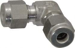 Ham-Let - 1/4" OD, Grade 316Stainless Steel Union Elbow - Comp x Comp Ends - Americas Industrial Supply