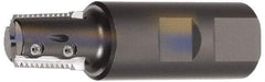 Kennametal - 0.55" Cut Diam, 1.1" Max Depth of Cut, 1" Shank Diam, Internal/External Indexable Thread Mill - Insert Style TM25..T, 2 Inserts, Toolholder Style TMT, 3-1/2" OAL - Americas Industrial Supply