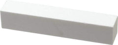 Norton - 220 Grit Aluminum Oxide Square Dressing Stick - 4 x 3/4 x 3/4, Very Fine Grade, Vitrified Bond - Americas Industrial Supply