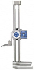 Fowler - 12" Dial Height Gage - 0.001" (Fine Indicator Reading), 0.1" (Coarse Reading)" Graduation, Accurate to 0.0015", Dial and Counter Display - Americas Industrial Supply