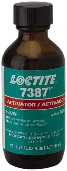 Loctite - 1.75 Fluid Ounce, Amber Adhesive Activator - For Use with Acrylic Adhesives - Americas Industrial Supply