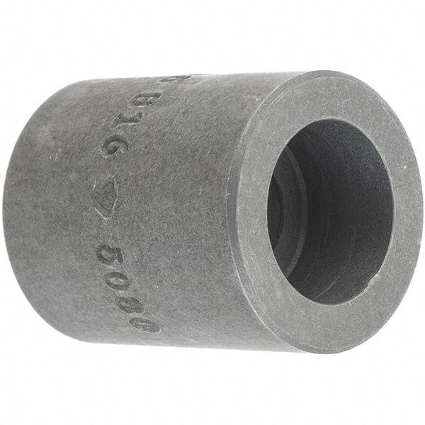 Made in USA - Size 1/4", Class 3,000, Forged Carbon Steel Black Pipe Coupling - 3,000 psi, Socket Weld End Connection - Americas Industrial Supply