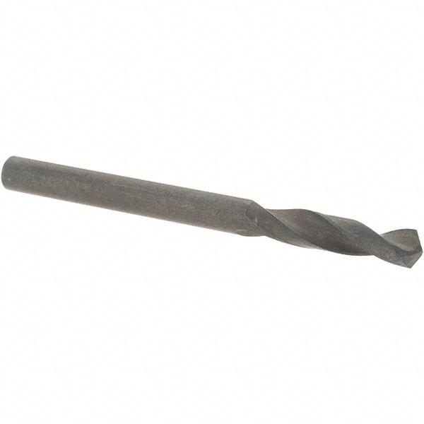 Guhring - 4.45mm 118° Spiral Flute High Speed Steel Screw Machine Drill Bit - Oxide Finish, Right Hand Cut, 24mm Flute Length, 58mm OAL, Standard Point, Straight Shank - Americas Industrial Supply