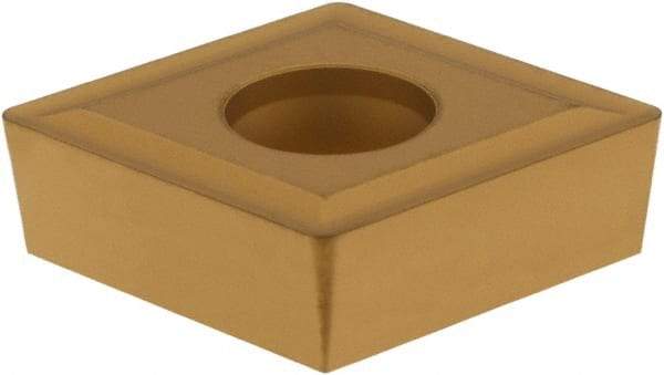 Seco - CCMT53.52 F2 Grade TP200 Carbide Turning Insert - TiCN/Al2O3/TiN Finish, 80° Diamond, 5/8" Inscr Circle, 7/32" Thick, 1/32" Corner Radius - Americas Industrial Supply