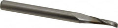 Onsrud - 3/16" Cutting Diam x 5/8" Length of Cut, 1 Flute, Upcut Spiral Router Bit - Uncoated, Right Hand Cut, High Speed Steel, 2-7/8" OAL x 1/4" Shank Diam, Single Edge, 19 to 32° Helix Angle - Americas Industrial Supply
