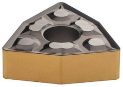 Iscar - WNMG432 NR Grade IC807 Carbide Turning Insert - TiAlN Finish, 80° Trigon, 1/2" Inscr Circle, 3/16" Thick, 1/32" Corner Radius - Americas Industrial Supply