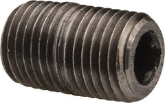 Value Collection - Schedule 80, 1/4" Diam Black Pipe Nipple - Threaded - Americas Industrial Supply