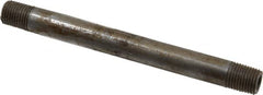 Value Collection - Schedule 80, 1/4" Diam x 5-1/2" Long Black Pipe Nipple - Threaded - Americas Industrial Supply