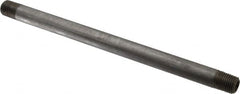 Value Collection - Schedule 80, 1/4" Diam x 8" Long Black Pipe Nipple - Threaded - Americas Industrial Supply