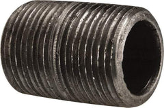 Value Collection - Schedule 80, 3/4" Diam Black Pipe Nipple - Threaded - Americas Industrial Supply