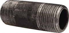 Value Collection - Schedule 80, 3/4" Diam x 2-1/2" Long Black Pipe Nipple - Threaded - Americas Industrial Supply