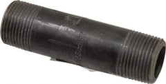 Value Collection - Schedule 80, 3/4" Diam x 3-1/2" Long Black Pipe Nipple - Threaded - Americas Industrial Supply