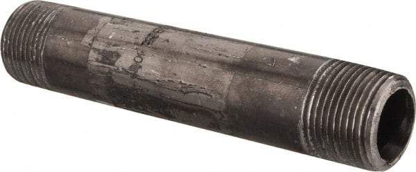 Value Collection - Schedule 80, 3/4" Diam x 5" Long Black Pipe Nipple - Threaded - Americas Industrial Supply