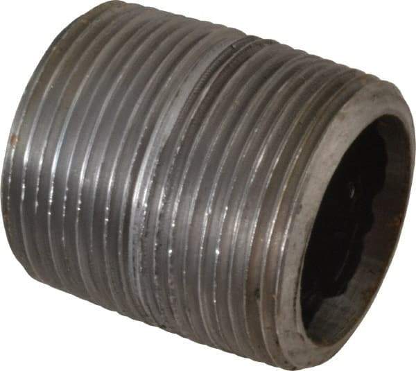 Value Collection - Schedule 80, 1-1/4" Diam Black Pipe Nipple - Threaded - Americas Industrial Supply