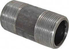 Value Collection - Schedule 80, 1-1/4" Diam x 3" Long Black Pipe Nipple - Threaded - Americas Industrial Supply