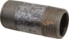 Value Collection - Schedule 80, 1-1/4" Diam x 3-1/2" Long Black Pipe Nipple - Threaded - Americas Industrial Supply