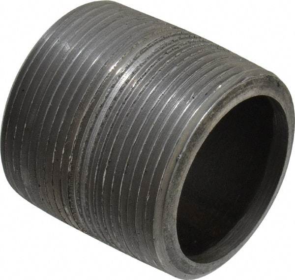 Value Collection - Schedule 80, 1-1/2" Diam Black Pipe Nipple - Threaded - Americas Industrial Supply