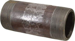 Value Collection - Schedule 80, 2" Diam x 5" Long Black Pipe Nipple - Threaded - Americas Industrial Supply