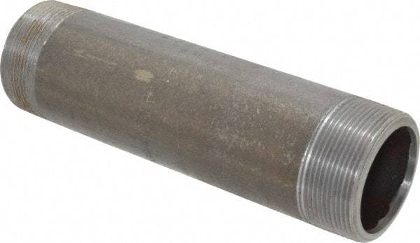 Value Collection - Schedule 80, 2" Diam x 8" Long Black Pipe Nipple - Threaded - Americas Industrial Supply