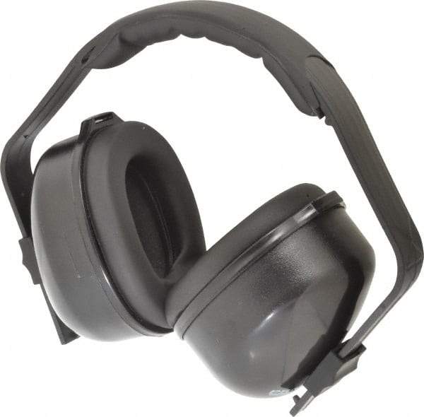 PRO-SAFE - Over the Head Black Foam Cushion Earmuffs - 29 NRR Rating - Americas Industrial Supply