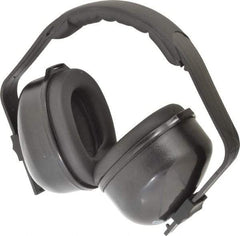 PRO-SAFE - Over the Head Black Foam Cushion Earmuffs - 29 NRR Rating - Americas Industrial Supply