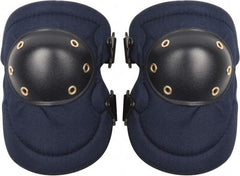 PRO-SAFE - Size Universal, Buckle Straps, Hard Protective Cap, Knee Pad - Foam Padding, Blue, 2 Elastic Straps, Polyester Cover - Americas Industrial Supply