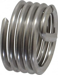 Recoil - M10x1.50 Metric Coarse, 10mm OAL, Free Running Helical Insert - 4-7/8 Free Coils, Tanged, Stainless Steel, Bright Finish, 1D Insert Length - Americas Industrial Supply