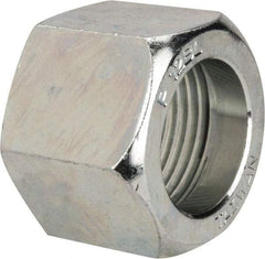 Parker - 3/4" OD, Steel Tube Nut - 1-3/8" Hex, O-ring Face Seal Ends - Americas Industrial Supply