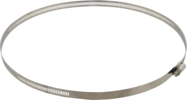 EVER-TITE Coupling Products - SAE Size 188, 2-1/2 to 12-1/4" Diam, Stainless Steel Worm Drive Clamp - 9/16" Wide, Material Grade 304 - Americas Industrial Supply