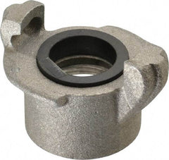 EVER-TITE Coupling Products - 1-1/4" NPT Sandblaster Adapter - Aluminum, Rated to 100 PSI - Americas Industrial Supply