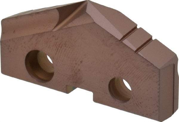 Allied Machine and Engineering - 1-17/32" Diam x 1/4" Thick, Seat Code 3, 132° Included Angle Spade Drill Insert - AM200 Coated, Cobalt, Grade Super Cobalt, Series GEN2 T-A - Americas Industrial Supply