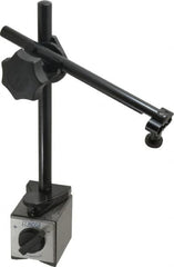 Noga - 175 Lb Magnetic Force, Fine Adjustment Indicator Positioner & Holder with Base - Post & Articulated Arm, Rectangular Base, 55mm Base Height, 60mm Base Length, 50mm Base Width - Americas Industrial Supply