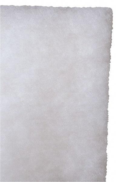 Made in USA - 25" High x 25" Wide x 1" Deep, Polyester Air Filter Media Pad - MERV 7, 1,302 CFM, 25% Capture Efficiency, 85 Arrestance Efficiency, 300 Max FPM, 180°F Max, Use with Any Unit - Americas Industrial Supply